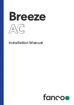 Preview for 1 page of Fanco Breeze AC Installation Manual