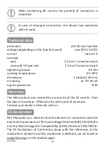 Preview for 4 page of F&F BZ-3 Quick Start Manual