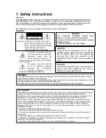 Preview for 3 page of F&U FL28101 User Manual