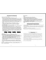 Preview for 4 page of F&U RCD9037BT User Manual