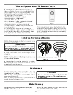 Preview for 8 page of Fanimation Air Shadow FP825 Series Owner'S Manual