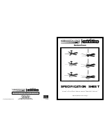 Fanimation HF6050 Series Specification Sheet preview