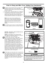 Preview for 8 page of Fanimation KWARTET FPS8553 Series Instructions Manual