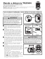 Preview for 4 page of Fanimation TR20WH Specification And Instruction Sheet