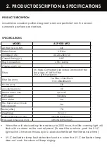 Preview for 4 page of Fanmaster Masterfilter ASP-500-MF2 Instruction Manual