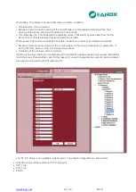 Preview for 54 page of FANOX SIL B User Manual