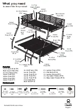 Preview for 4 page of fantastic furniture Cosmic Triple Bunk Bed Manual