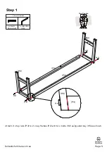 Preview for 5 page of fantastic furniture Nicholls Bench Seat Black Ash Manual