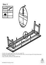 Preview for 6 page of fantastic furniture Nicholls Bench Seat Black Ash Manual