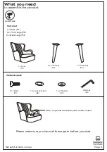 Preview for 4 page of fantastic furniture QUEENIE Chair 1 Seater Manual