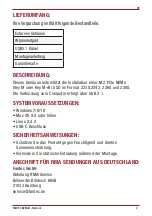 Preview for 2 page of Fantec NVMe31-FastLock Assembly Instructions Manual