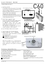 Preview for 3 page of Fantini Cosmi C60 Quick Start Manual