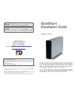 Fantom Drives TFD1000U16 Quick Start Installation Manual preview