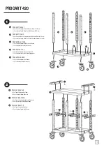 Preview for 3 page of Fantom Professional PROCART 420 / PROCART 421 / PROCART 422 / PROCART 423 / PROCART 424 / PROCART 425 / PROCART 426 Assembly Manual