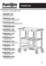 Preview for 2 page of Fantom Professional PROCART 420 / PROCART 421 / PROCART 422 / PROCART 423 / PROCART 424 / PROCART 425 / PROCART... Assembly Manual