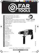 Far Tools PKP 1200 Original Manual preview