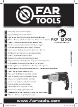 Far Tools PKP 1200B Manual preview