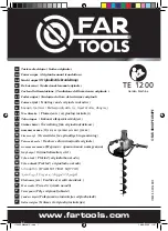 Far Tools TE 1200 Original Manual preview