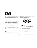 Preview for 3 page of FAR AV-2 Owner'S Manual