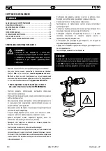 Preview for 30 page of FAR RAC 171 Original Instructions Manual