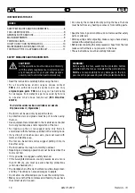 Preview for 10 page of FAR RAC 180 Original Instructions Manual