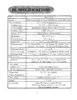 Preview for 8 page of Farenheit 10.4 " color tft-lcd monitor Owner'S Manual