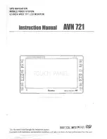 Farenheit 6.5 inch Wide TFT LCD Monitor AVN 721 Instruction Manual preview