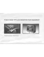 Preview for 1 page of Farenheit 7 inch Wide TFT LCD Monitor for Headrest Instruction Manual