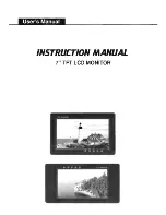 Farenheit 7" TFT LCD Monitor User Manual preview