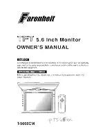 Farenheit T-5668CM Owner'S Manual preview