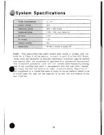 Preview for 12 page of Farenheit T-6502HRS Owner'S Manual