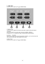 Preview for 20 page of Farenheit TID-701NT Operating Manual