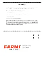 Preview for 65 page of Farmi Forest 380 HF Expert Operation, Maintenance And Spare Parts Manual