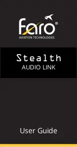 Faro Stealth Audio Link User Manual preview