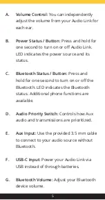 Preview for 5 page of Faro Stealth Audio Link User Manual