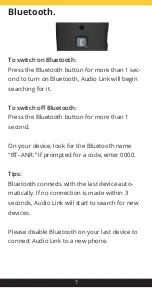 Preview for 7 page of Faro Stealth Audio Link User Manual