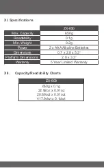 Preview for 7 page of Fast Weigh Scales ZX-650 User Manual