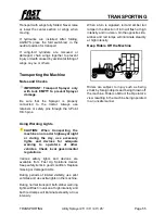 Preview for 55 page of Fast UT3P25 Owner'S Manual