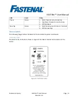 Preview for 9 page of Fastenal FAST Bin 9705080 User Manual