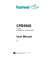 Fastwel CPB8926 User Manual preview