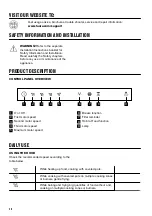 Preview for 20 page of FAURE FFV916Y User Manual