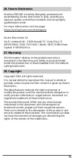 Preview for 25 page of Favero ASSIOMA PRO MX User Manual