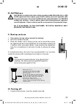 Preview for 23 page of favex COSY RATTAN Assembly And Usage Instructions