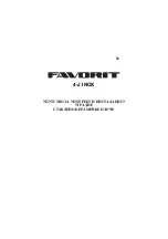 Preview for 50 page of FAVORIT 4-J INOX Operating And Installation Instructions