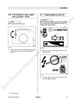 Preview for 30 page of Fayat Bomag BP 20/50 Operating Instructions Manual