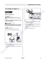 Preview for 45 page of Fayat Bomag BP 20/50 Operating Instructions Manual