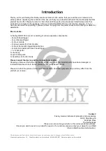 Preview for 2 page of FAZLEY 9000-0043-0040 User Manual