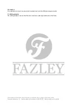 Preview for 8 page of FAZLEY 9000-0043-0040 User Manual