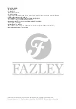 Preview for 15 page of FAZLEY 9000-0043-0040 User Manual