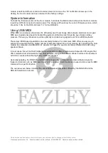 Preview for 9 page of FAZLEY DDK-020 User Manual